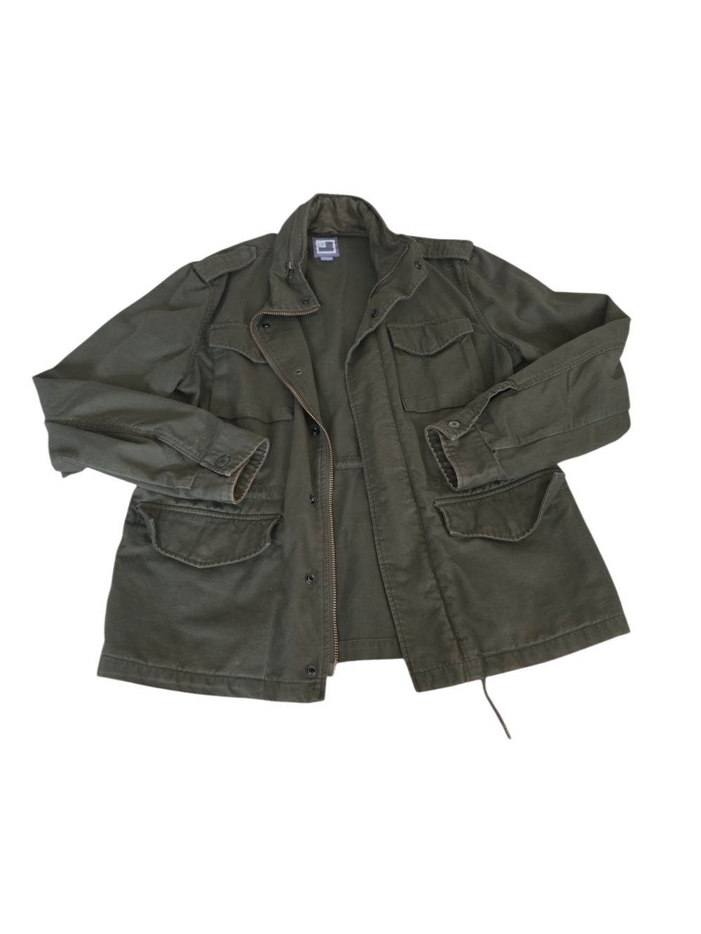 Men's Military Field Jacket - Olive Green